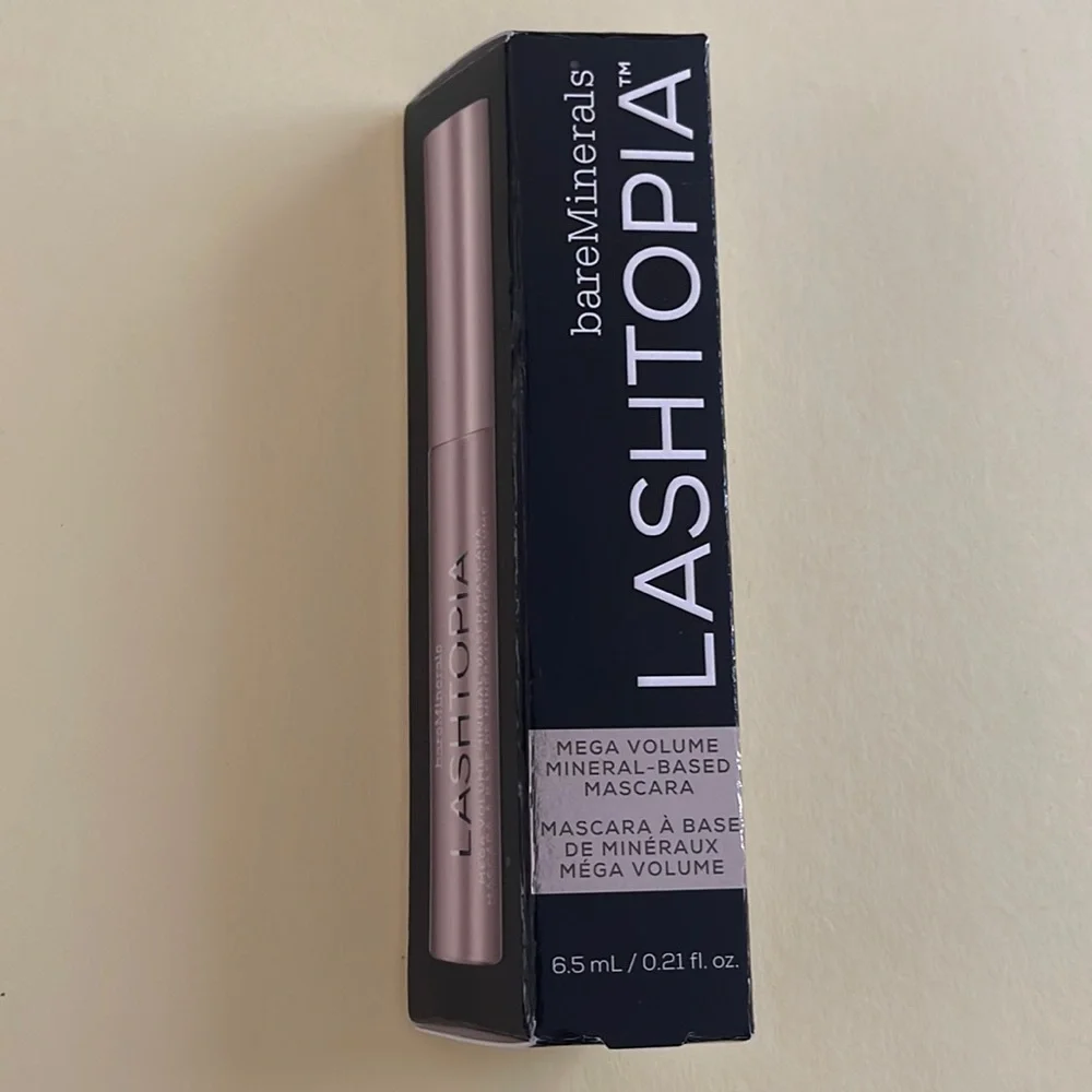 bareMinerals Lashtopia Mascara in Ultimate Black Travel Size 6.5 ml